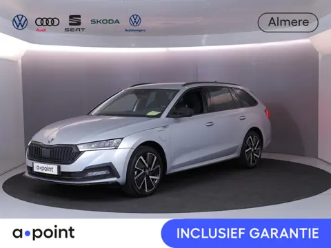 Skoda Octavia Combi 1.4 TSI iV PHEV Sportline Business 204 pk Automaat (DSG) | SOH 96% |  Verlengde 