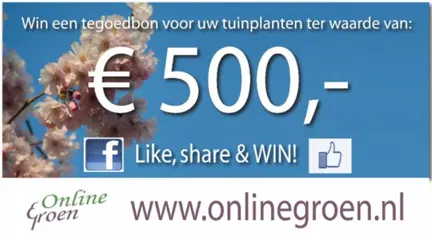 Ook een mooie volle tuin van het voorjaar!