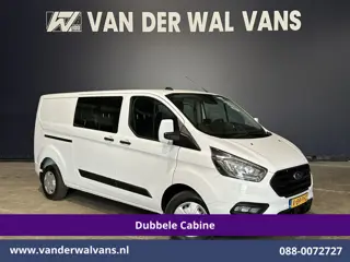 Ford Transit Custom 2.0 TDCI 131pk L2H1 Dubbele Cabine Euro6 Airco | 5-Zits | Camera | LED | 2800kg 