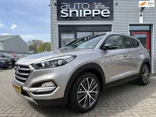 Hyundai Tucson 1.6 T-GDi Passion 4WD -AUTOMAAT-TREKHAAK-1600 KG TREKGEWICHT-CLIMA-STOEL + STUURVERWA