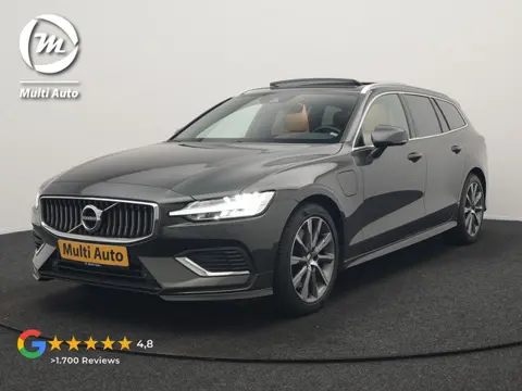 Volvo V60 T8 Twin Engine AWD Inscription PHEV 390pk | Panodak | Lederen Sportstoelen & Stuur Verwarm