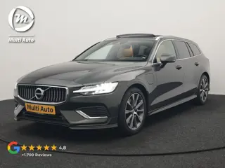 Volvo V60 T8 Twin Engine AWD Inscription PHEV 390pk | Panodak | Lederen Sportstoelen & Stuur Verwarm