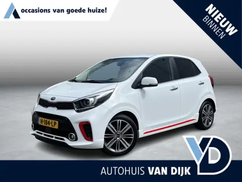 Kia Picanto 1.0 T-GDI GT-Line | NL Auto/1e Eig./Navi/Leder/Clima/Cruise/Stuur&Stoelverwarming/Apple 