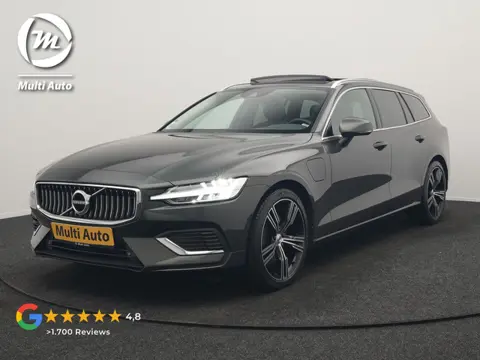 Volvo V60 T6 Recharge AWD Inscription PHEV 340pk Dealer O.H. | Panodak | Camera | Lederen Sportstoel