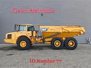 Volvo A25D 6x6 Bodyheating Tailgate German Machine!