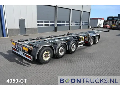 D-Tec COMBITRAILER  S-LINE CT-521-S 2x20-40ft HC * 3x STEERING AXLE - 4x LIFT AXLE * SAF/DISC