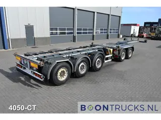 D-Tec COMBITRAILER  S-LINE CT-521-S 2x20-40ft HC * 3x STEERING AXLE - 4x LIFT AXLE * SAF/DISC