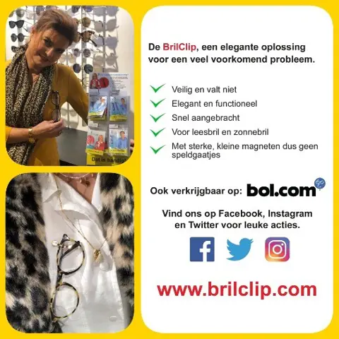 Brilclip - dat is handig