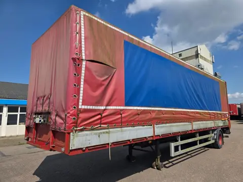 Pacton SAF Pacton 1 assige city Schuifzeil oplegger - SAF stuuras - Luchtvering - Trommelrem - Dubbe