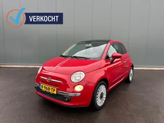 Fiat 500 1.2 Lounge AIRCO | PANORAMADAK | BOEKJE !