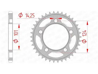 ACHTER TANDWIEL KTM 990 SM + SMT 2009 - 2010