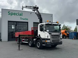 Scania P360 8x2*6 + MKG HLK161 A2 (bj 2013, automaat)