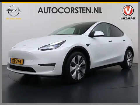 Tesla Model Y Long Range AWD 514pk Warmtepomp SOH 93% Leder Panoramadak Matrix-LED Autopilot Elektr.