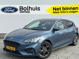 Ford Focus EcoBoost Hybrid ST Line Business | Winterpack | Trekhaak | Camera | HUD | Keyless | All S