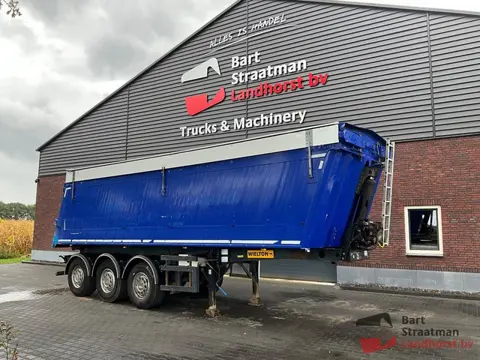 Wielton NW-3 3 assige aluminium kipperoplegger met kleppen, as 1 liftas. BS1829