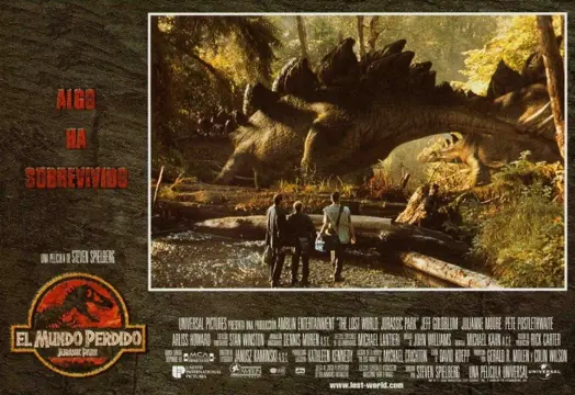 JURASSIC PARK II : THE LOST WORLD lobbycard set.