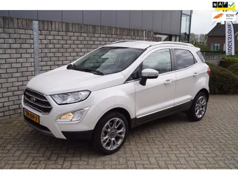 Ford EcoSport 1.0 EcoBoost Titanium Autom Navi Camera Half Leder Stoel/Stuur Verw Clima Apple Carpla