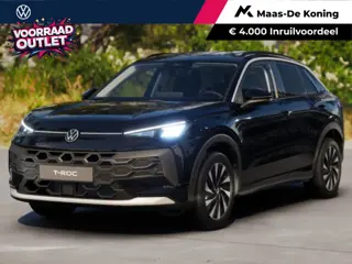 Volkswagen T-Roc Life First Edition 1.5 eTSI 116 PK 7 versn. DSG · Draadloze telefoonlader · Achteru