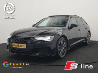Audi A6 Avant 50 TFSI e Quattro S Line PHEV 300pk Dealer O.H. | Panodak | Adaptive Cruise | Head Up 