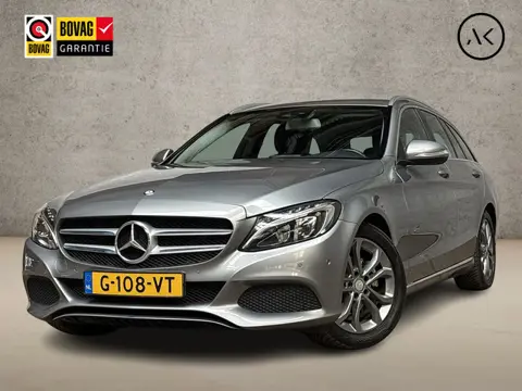 Mercedes-Benz C-Klasse 200 CDI Sport Automaat (NAVIGATIE, CAMERA, LEDER, STOELVERWARMING, SPORTSTOEL