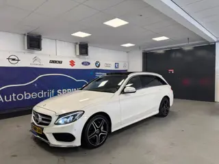 Mercedes-Benz C-klasse Estate 180 Ambition PANO/AUTOMAAT/PARELMOER WIT/HEADS UP