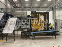 Tarend RCD roterende kistenontlader voor fruit in kisten van 40 - 60 cm breed