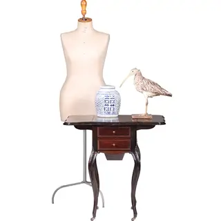 Koninklijk Palissander Werktafeltje privé Koningin Wilhelmina 5 X gemerkt