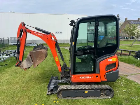 Kubota KX018-4 graafmachine (bj 2014)