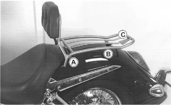 BAGAGEDRAGER Honda VTX 1300 2003 - 2008