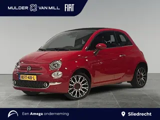 Fiat 500C Cabrio RED 1.0 Hybrid 70pk | CLIMA | NAVI | PARKEERHULP | CRUISE CONTROL | 16" LM-VELGEN |