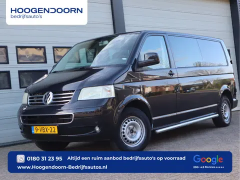 Volkswagen Transporter 2.5 TDI 131pk 5 Pers. DC - Lang L2 - Trekhaak - Airco