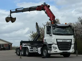 DAF XF 530 8x4!! TRIPLE!!2023!! KRAAN/HAAK!!EURO6!! TOP!! DK1202