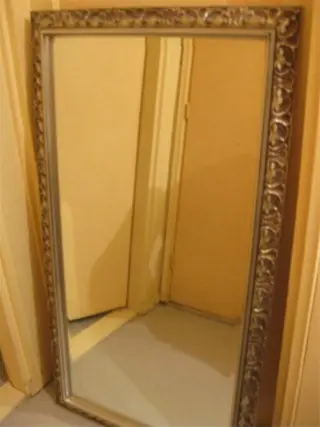 Antiek en curiosa; grote antieke spiegel