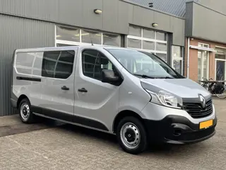 Renault Trafic 1.6 dCi L2H1 DC Marge Btw /Bpm vrij Airco Cruise controle Navigatie Dubbele cabine 1e