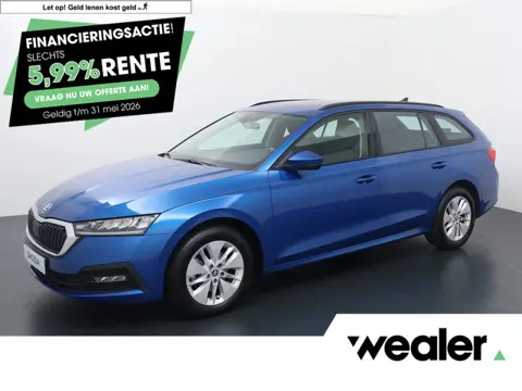 Skoda Octavia Combi 1.0 e-TSI Ambition | 110 PK | Automaat | Trekhaak wegklapbaar | Apple Carplay/An