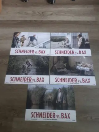 SCHNEIDER VS. BAX lobbycard set.