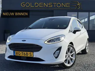 Ford Fiesta 1.0 EcoBoost Titanium 2e Eigenaar,6 Bak,Camera,Trekhaak,Navi,102pk,Pdc V+A,Lm velgen,5 D