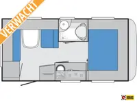 Knaus Sport 420 QD Dwars Bed 210CM!  MOVER