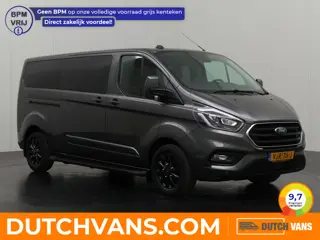 Ford Transit Custom 2.0TDCI Lang Platinum Edition Dubbele Cabine | Bomvol !! | Leder | Trekhaak | 2x