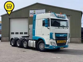 DAF XF 510 8X4 Retarder / Sliding 5th Wheel - 3,5" / Hub Reduction