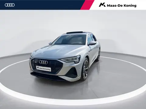 Audi E-tron 55 300kW/408PK S Line 95Kwh · Panoramadak · Leder/Alcantara · 360°Camera + Parkeersensor