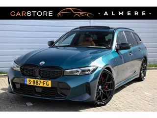 BMW 3-serie Touring 330e*M-Pakket*Dak*Trekhaak*112Dkm**Keyless*2023*Boston Green*INDIVIDUAL*
