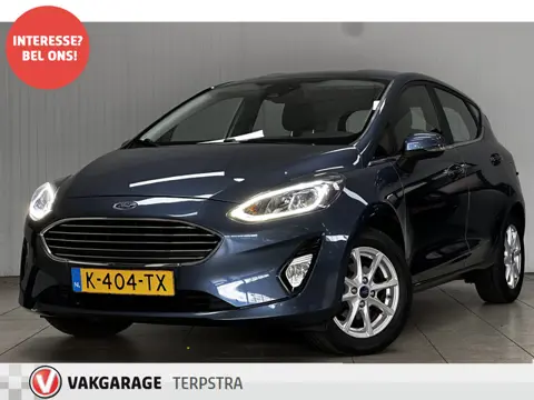 Ford Fiesta 1.0 EcoBoost Titanium/ 15'' LMV/ LED Koplampen/ DAB+/ Lane-Assist./ Clima/ Cruise/ Elek.