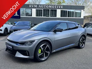 Kia EV6 GT AWD 77.4 kWh SOH 92% | 585PK! MAT GRIJS|KIA GARANTIE 7 JAAR!!|  FULL OPTION| STOEL +STUUR