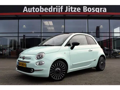 Fiat 500 0.9 TwinAir Turbo Lounge Panoramadak | ECC | Bruin Leder | Full Map Navi | Telefonie