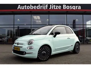 Fiat 500 0.9 TwinAir Turbo Lounge Panoramadak | ECC | Bruin Leder | Full Map Navi | Telefonie