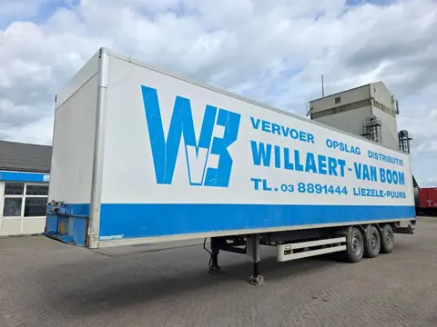 Van Hool BPW - Disc Van Hool 3-assige gesloten oplegger - BPW assen - Liftas - Schijfremmen - Luchtv