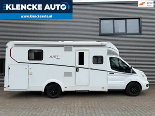 Dethleffs Just Go T7055 DBL Automaat 160PK 2x Airco 29.969km Cruise ctrl 1e eigenaar Queensbed