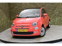 Fiat 500 1.2 Lounge | Groot scherm | Panorama *Koraalrood
