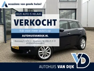 Mini Countryman 1.6 One Knockout Edition | NL Auto/2e Eig./Voll.Historie/Navi/Clima/Cruise/17"/Pano.